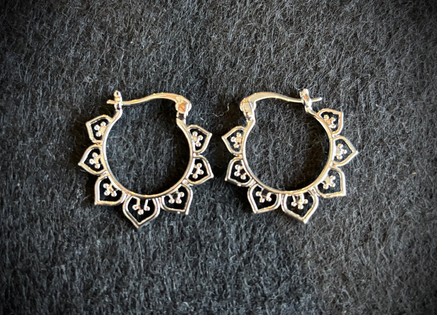 Silver Hoop Earrings