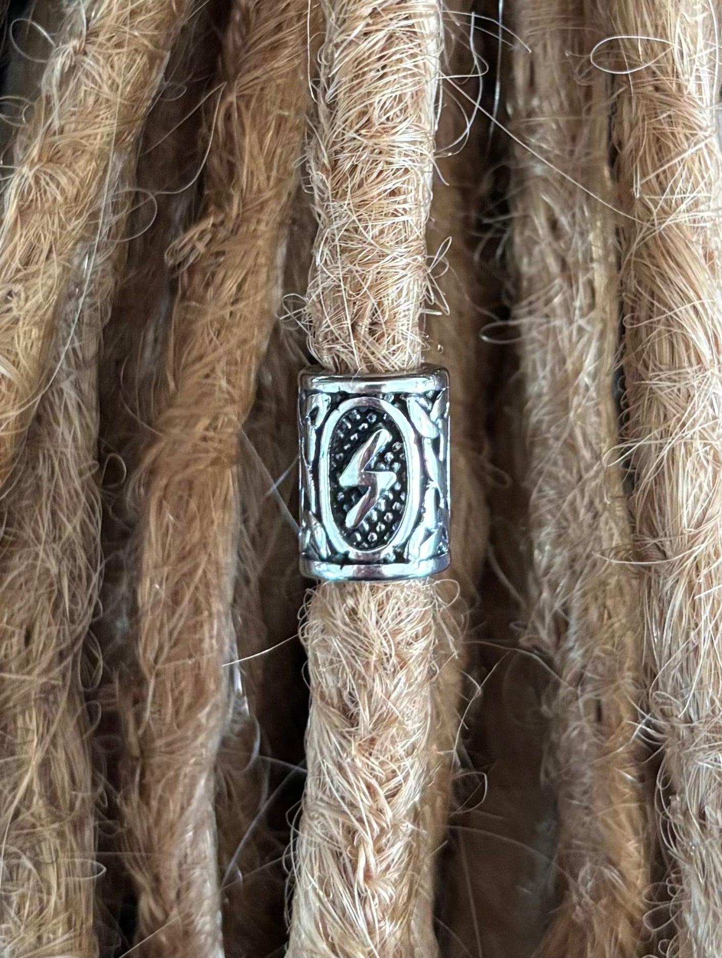 Stainless Steel Viking Rune Bead