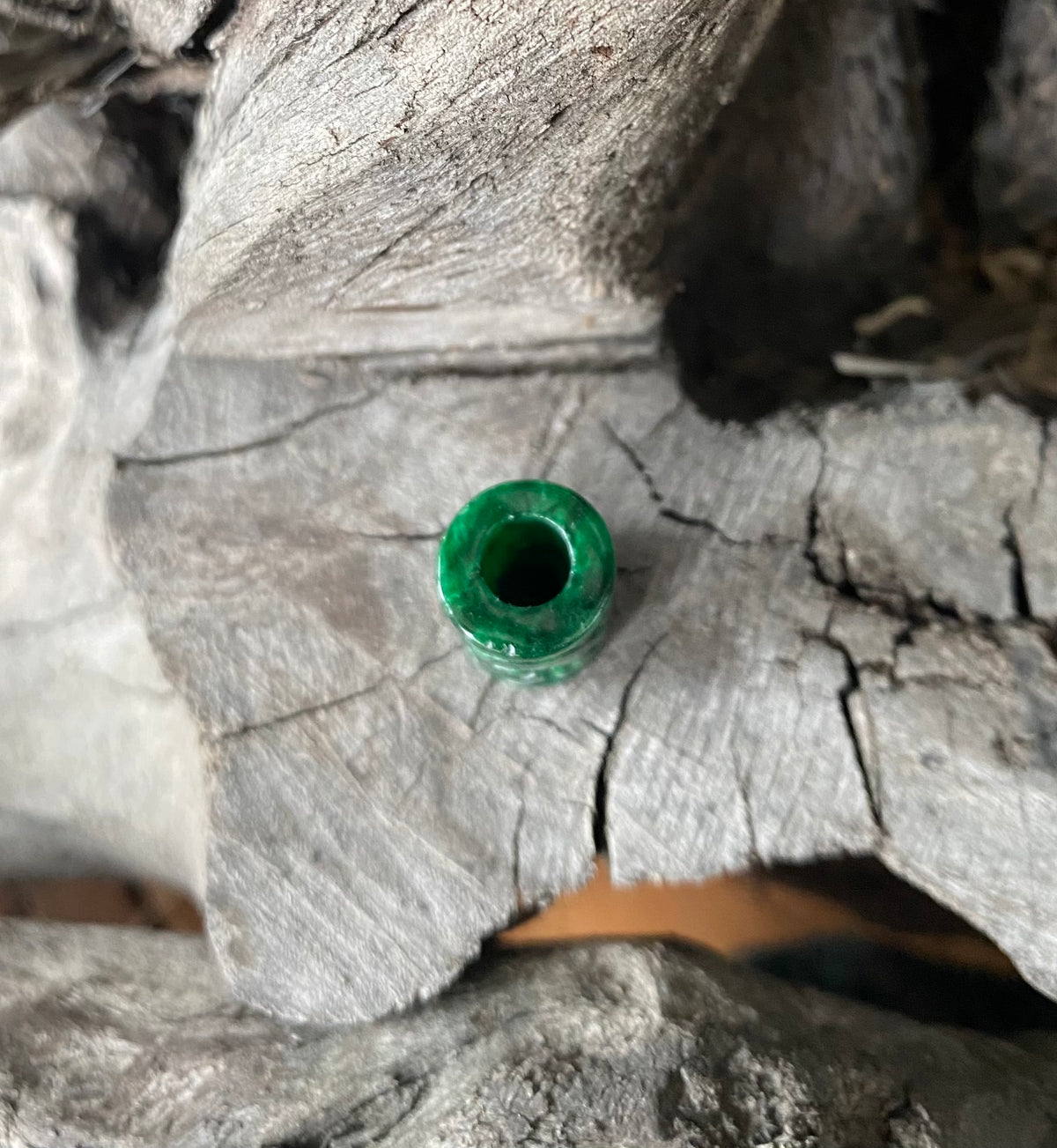 Indonesian Jade Tube Bead