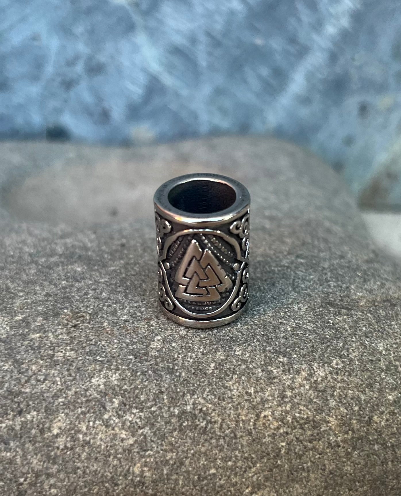 Stainless Steel Viking Rune Bead