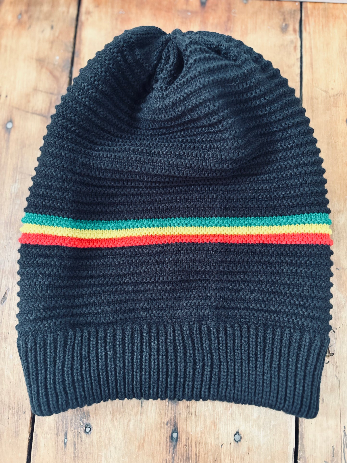 Rasta Stripe Beanie