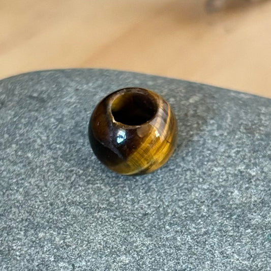 Tigers Eye dread bead