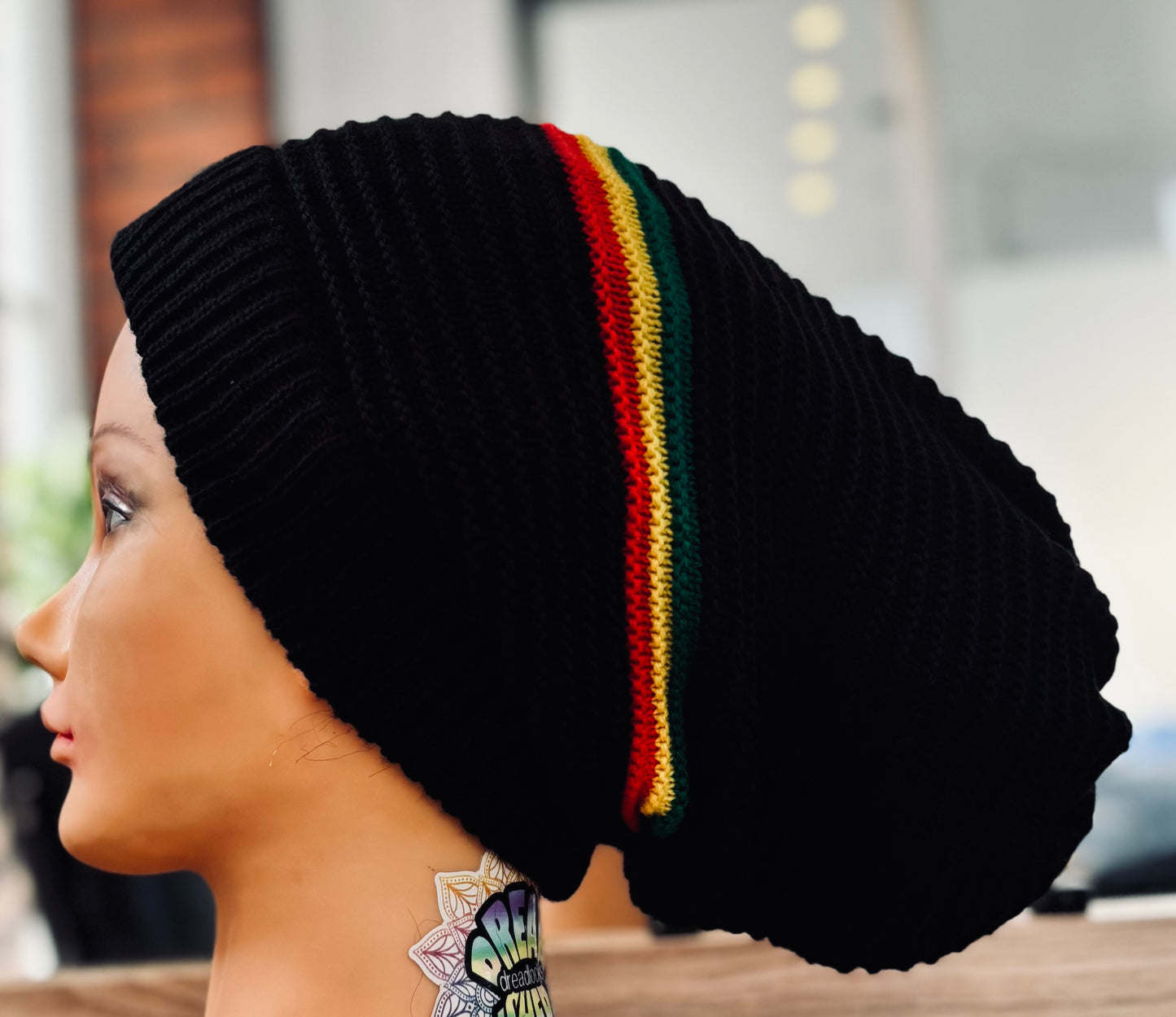 Rasta Stripe Beanie