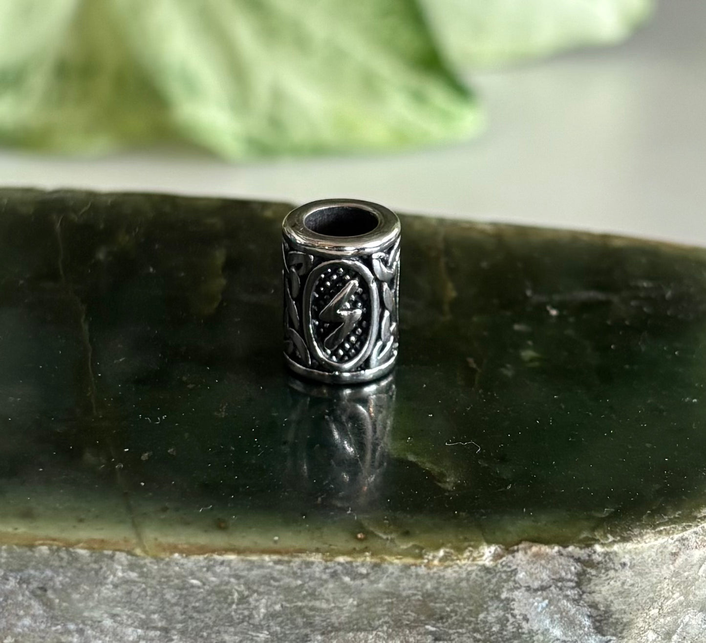 Stainless Steel Viking Rune Bead