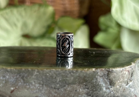 Stainless Steel Viking Rune Bead