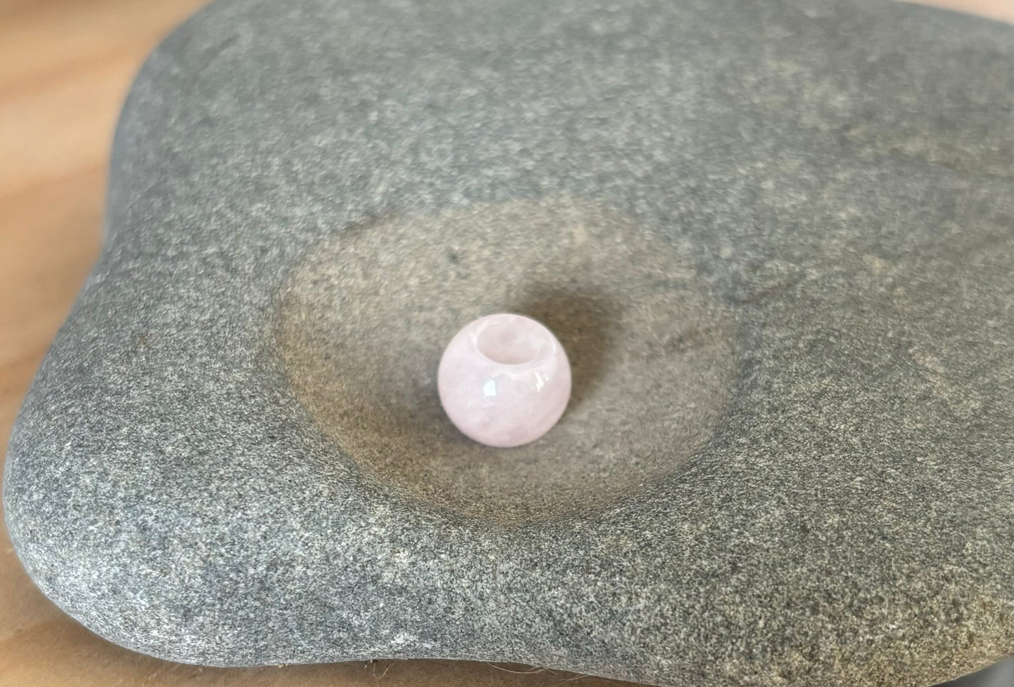 Rose Quartz dread bead