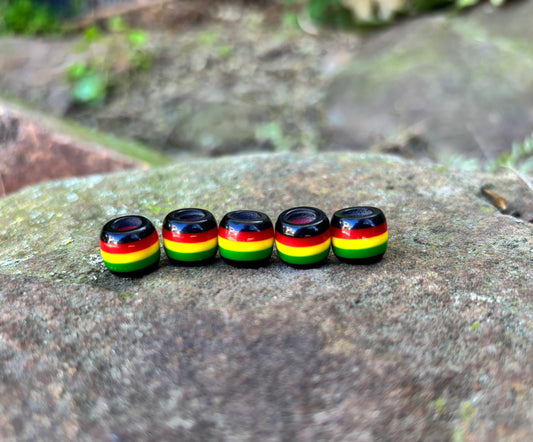 Rasta Beads- set of 5