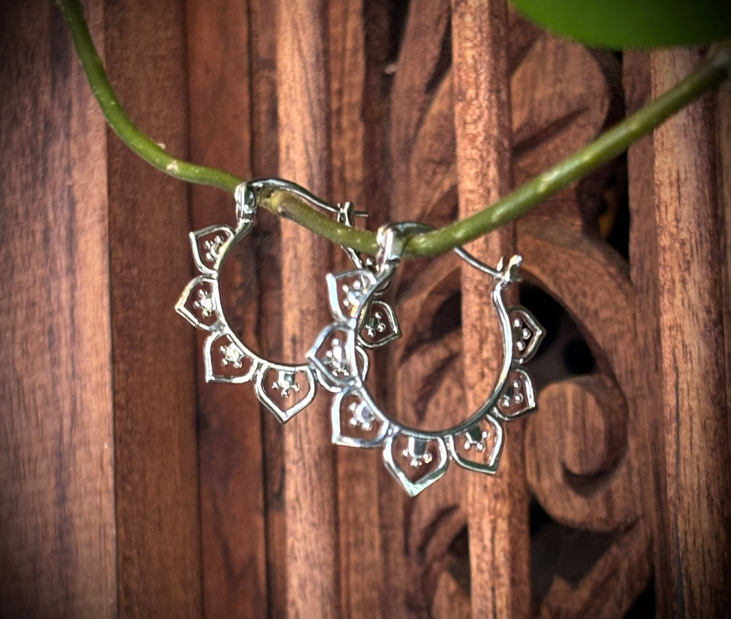 Silver Hoop Earrings